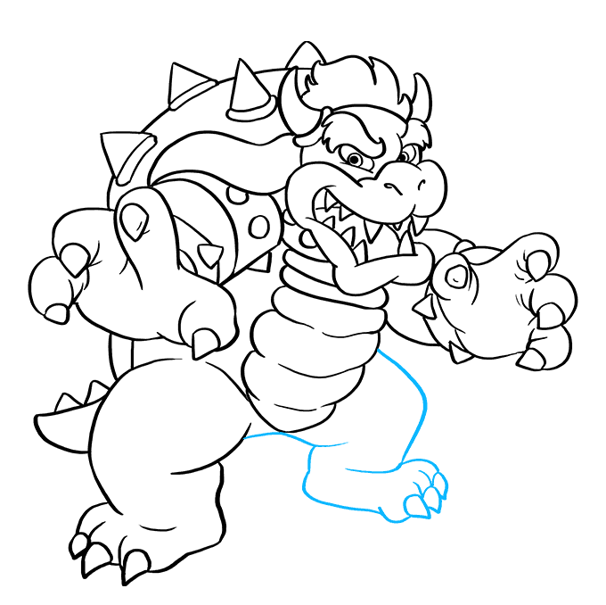 Bowser Best Drawing