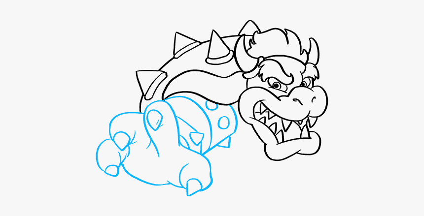 Bowser Drawing High-Quality