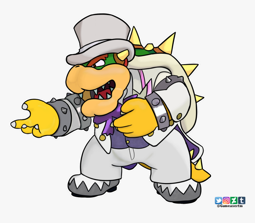 Bowser Drawing Picture
