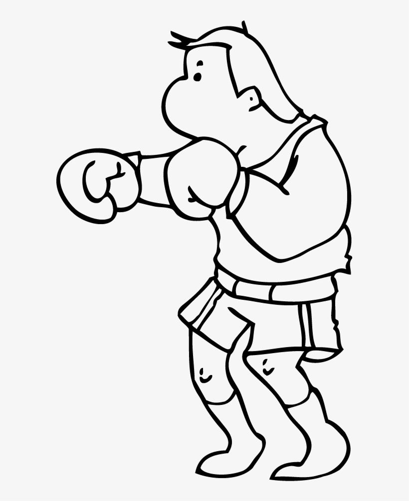 Boxing Drawing High-Quality