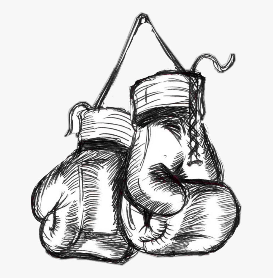 Boxing Glove Drawing Sketch