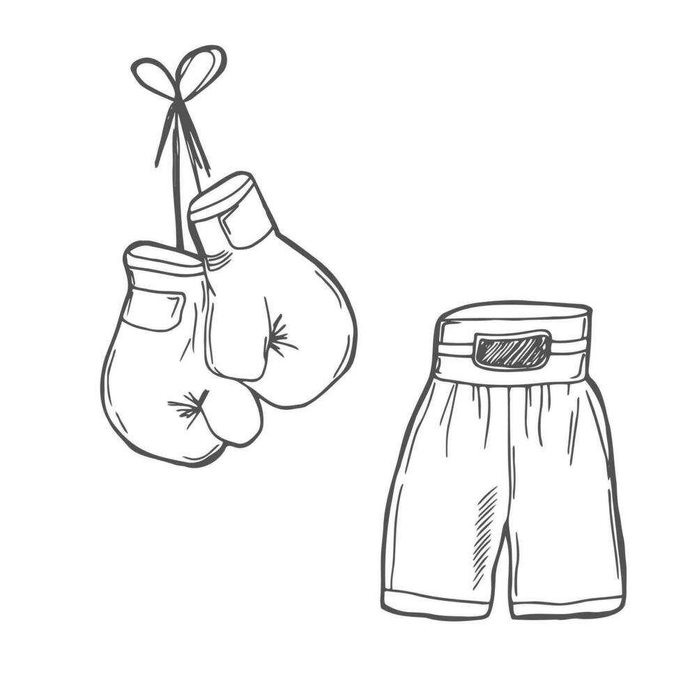 Boxing Gloves Drawing Art