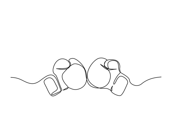 Boxing Gloves Drawing Image