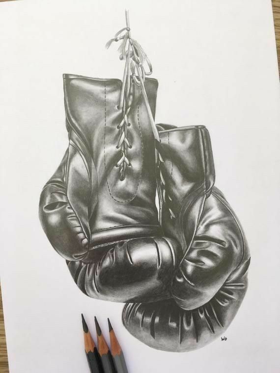 Boxing Gloves Drawing Images