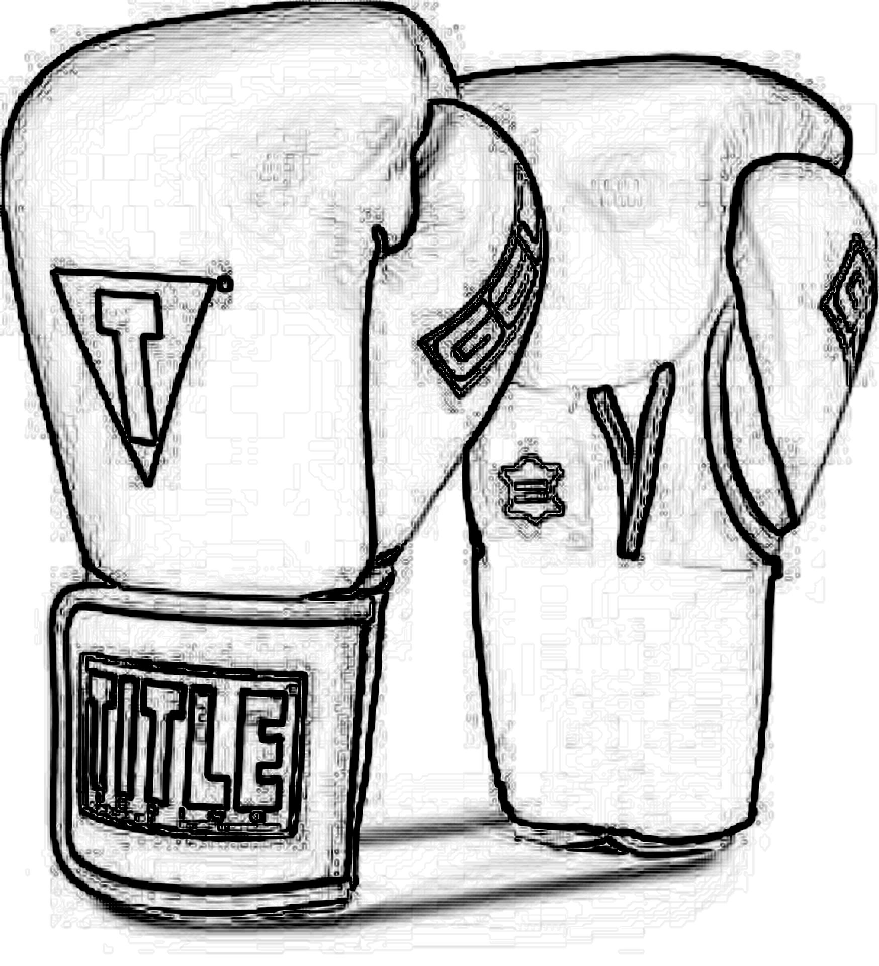 Boxing Gloves Drawing Photo