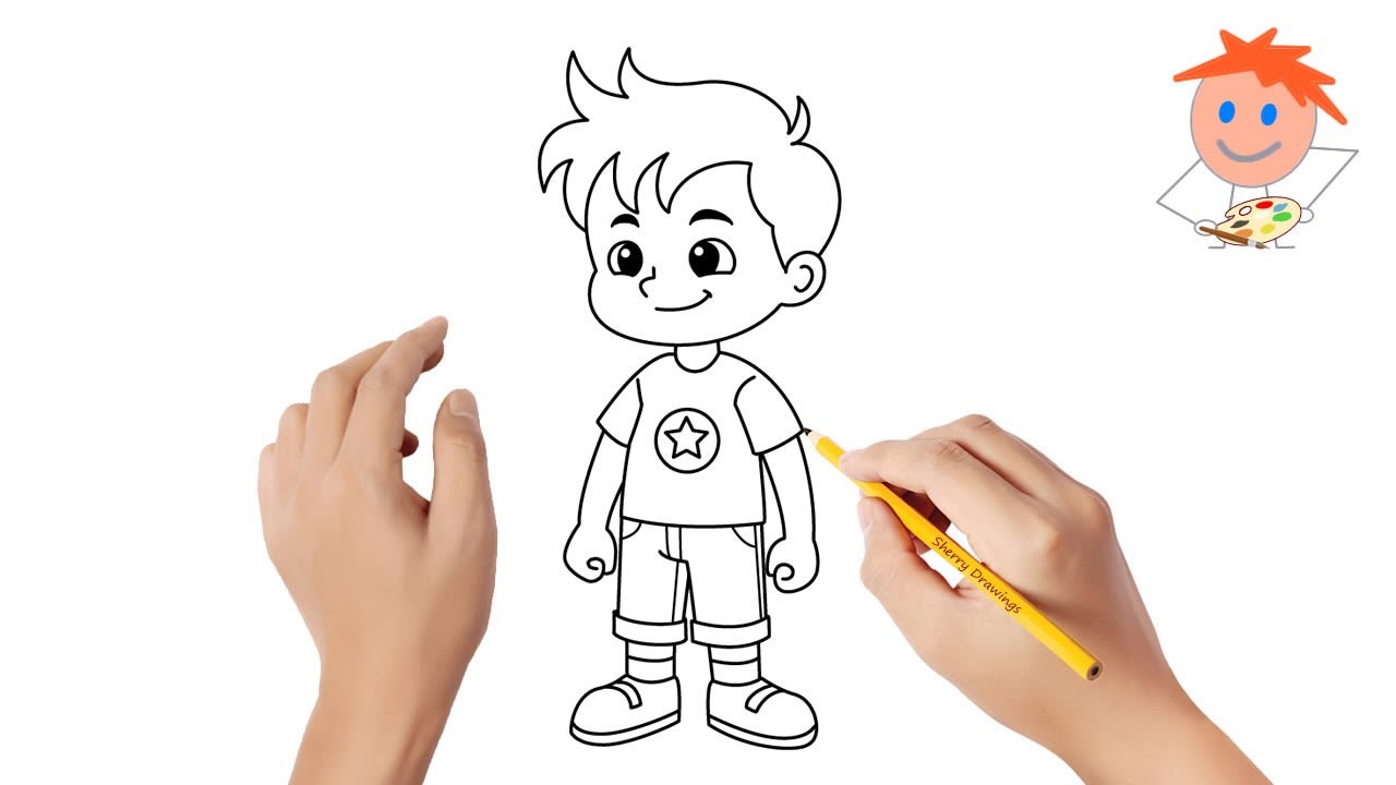 Boy Cartoon Drawing Image