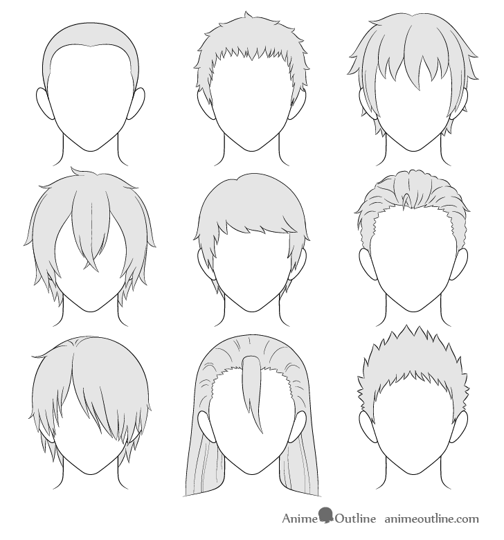 Boys Hairstyle Drawing Images