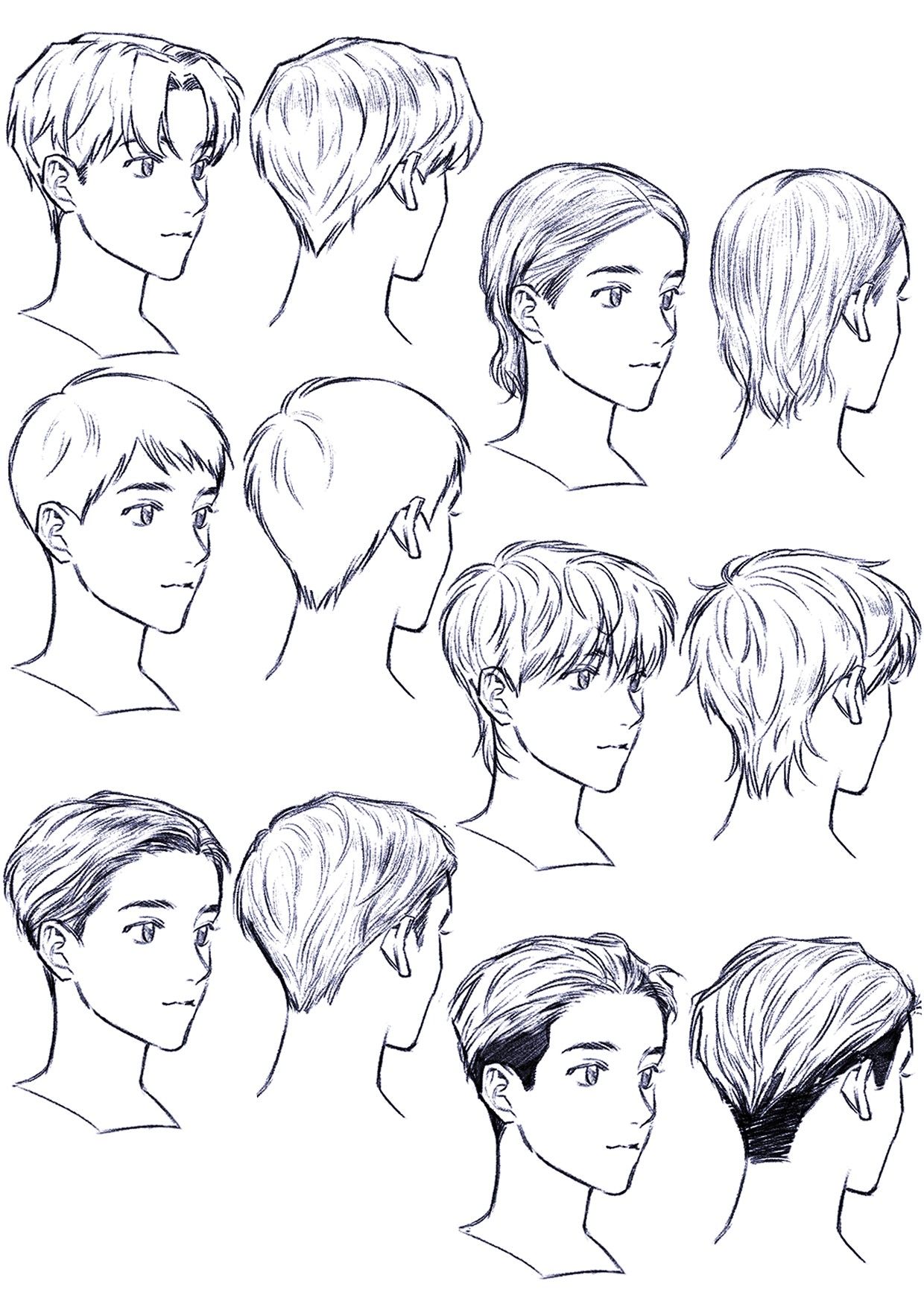 Boys Hairstyle Drawing Photo