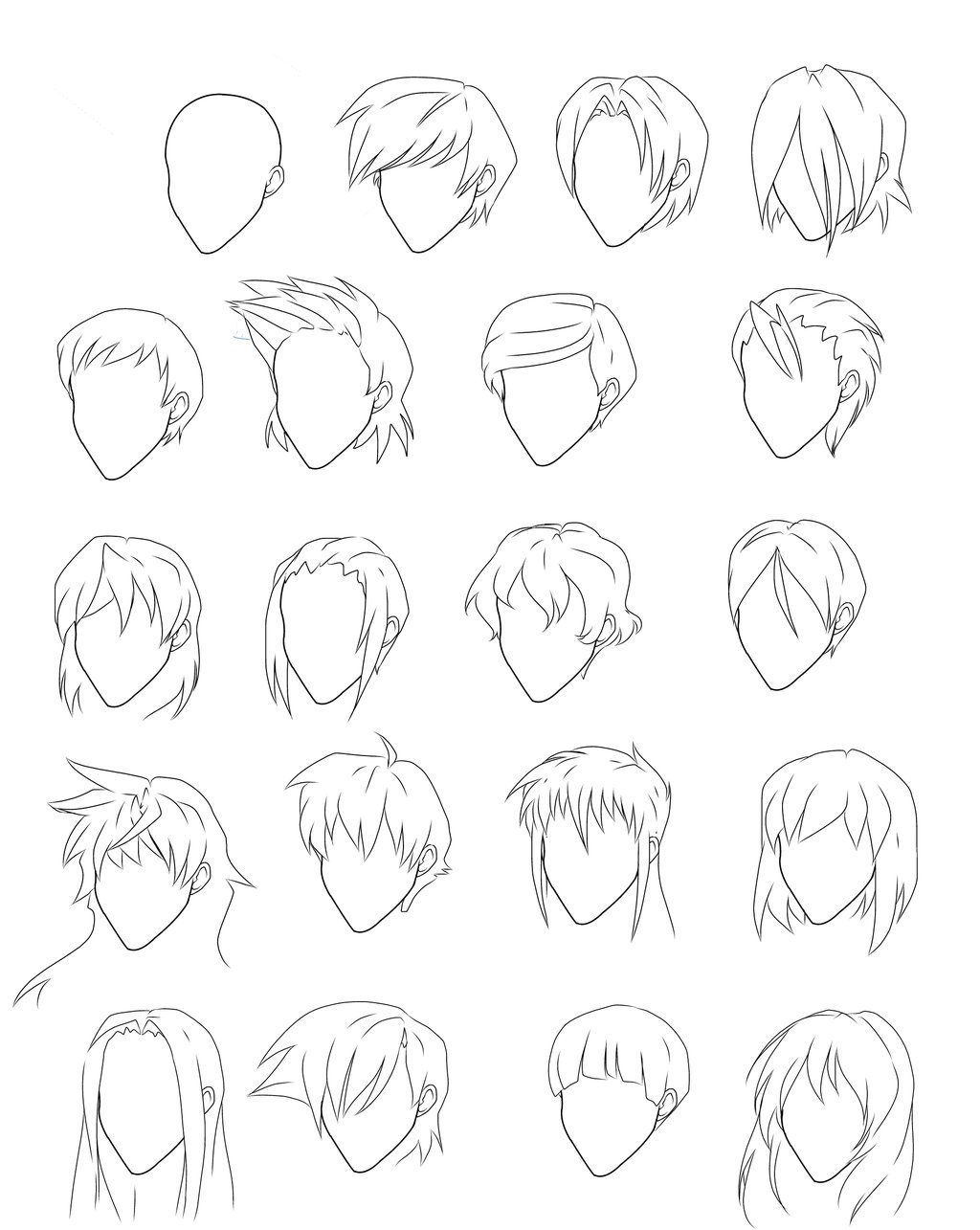 Boys Hairstyle Drawing Pics