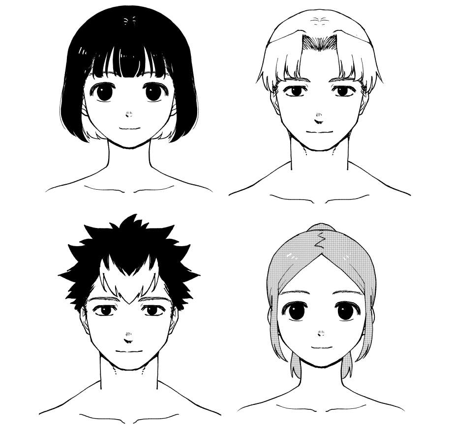 Boys Hairstyle Drawing