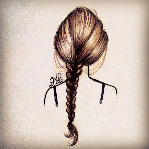 Braid Hairstyles Drawing Art