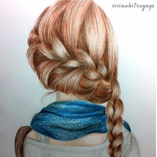 Braid Hairstyles Drawing Pics