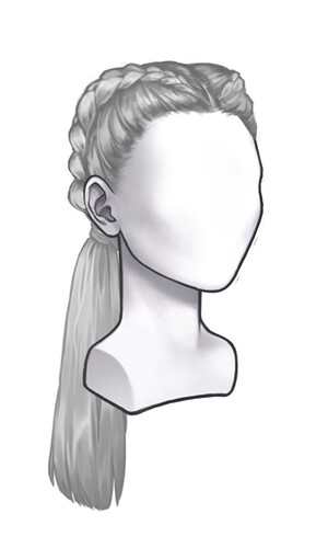 Braid Hairstyles Drawing Sketch