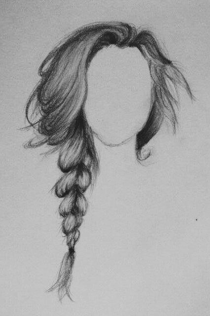 Braided Hair Drawing Picture