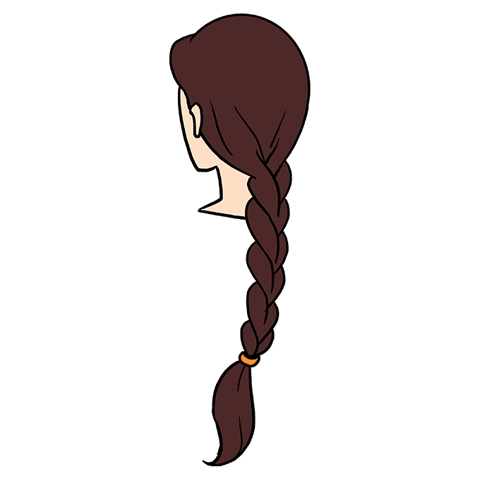 Braids Drawing High-Quality