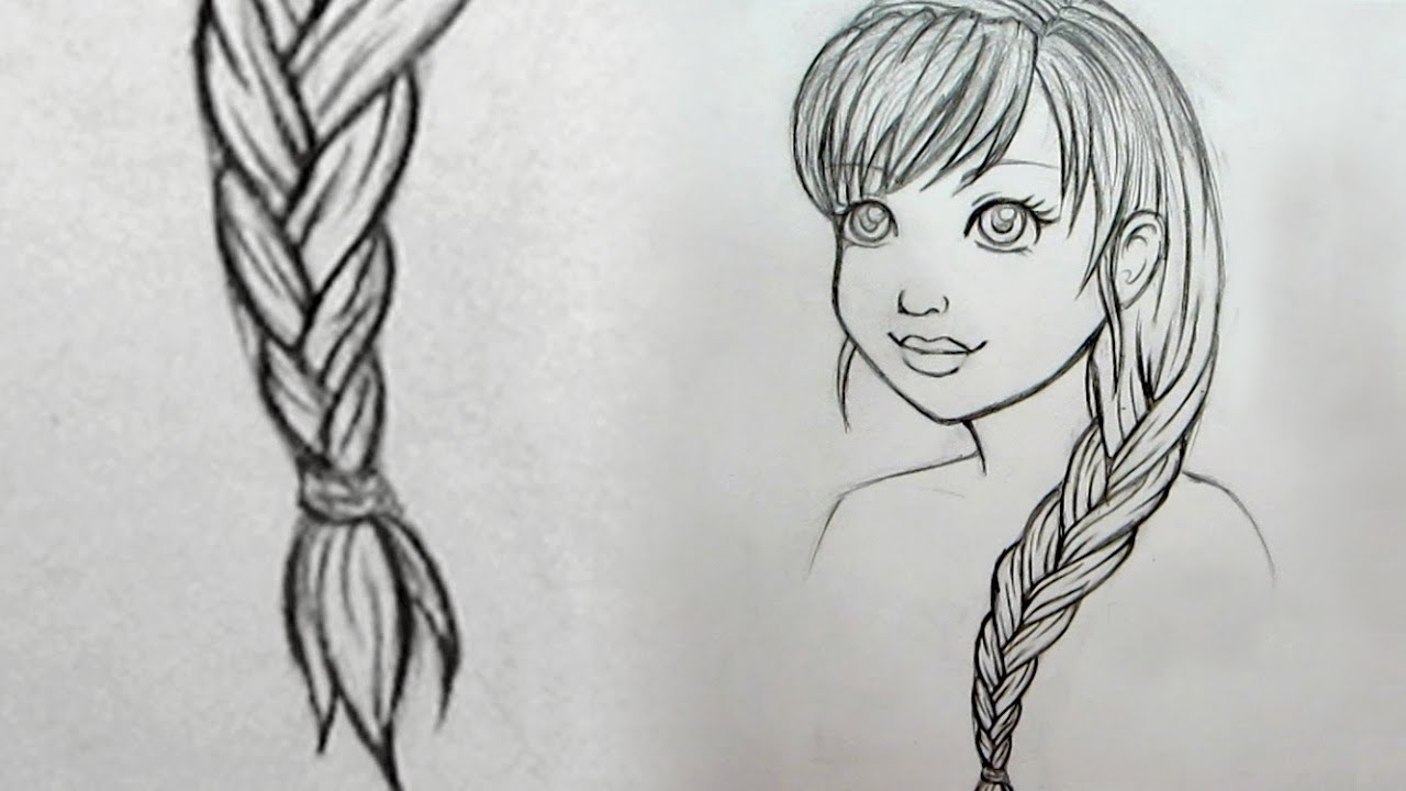 Braids Drawing Photo