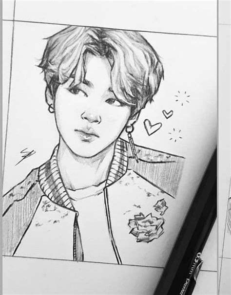 Bts Drawing Pictures