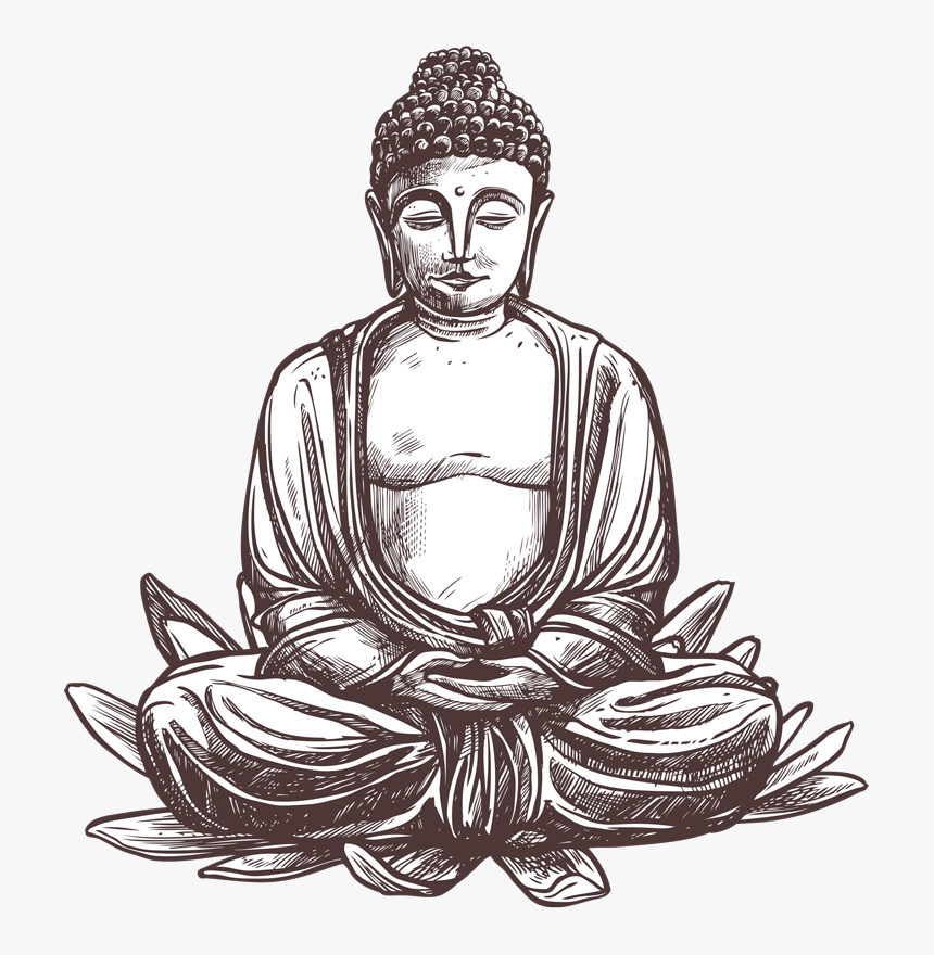 Buddha Drawing Sketch
