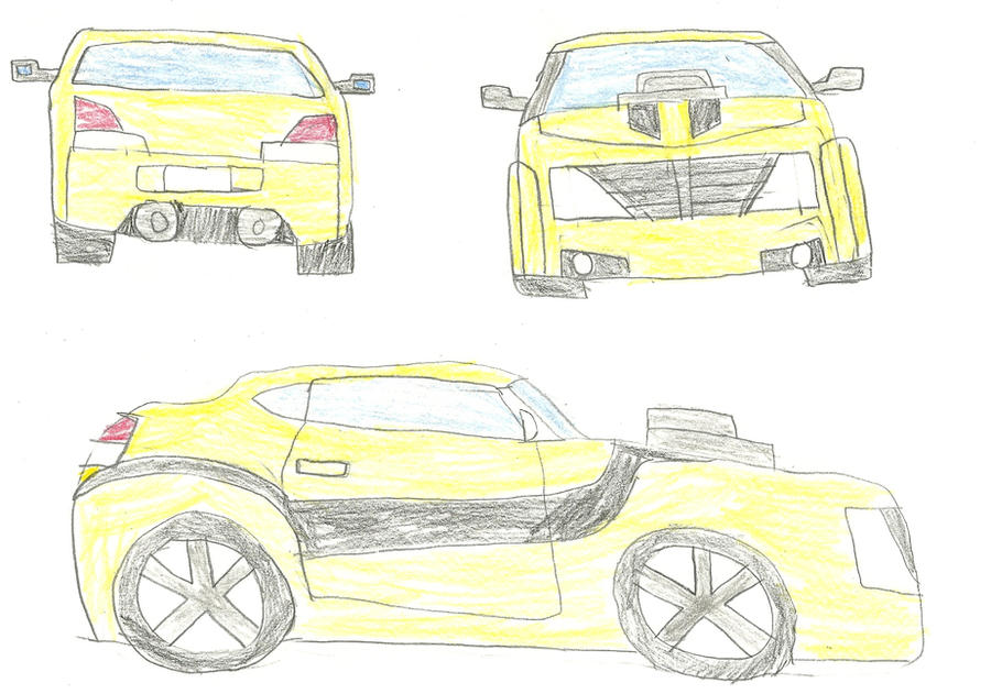 Bumblebee Car Art Drawing