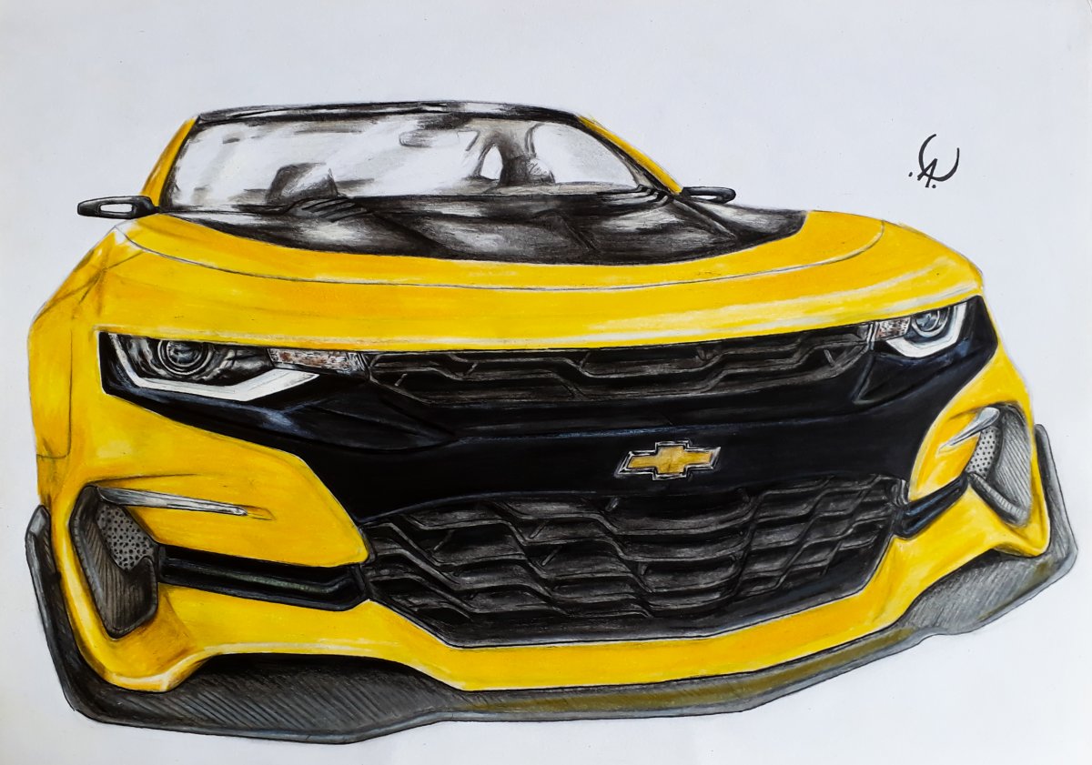 Bumblebee Car Best Drawing