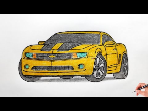 Bumblebee Car Drawing Art