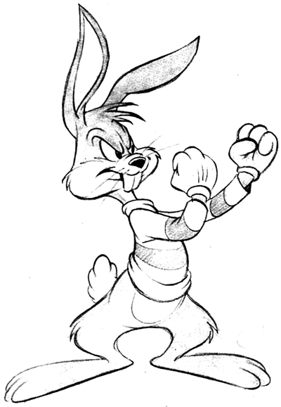 Bunny Cartoon Drawing Image
