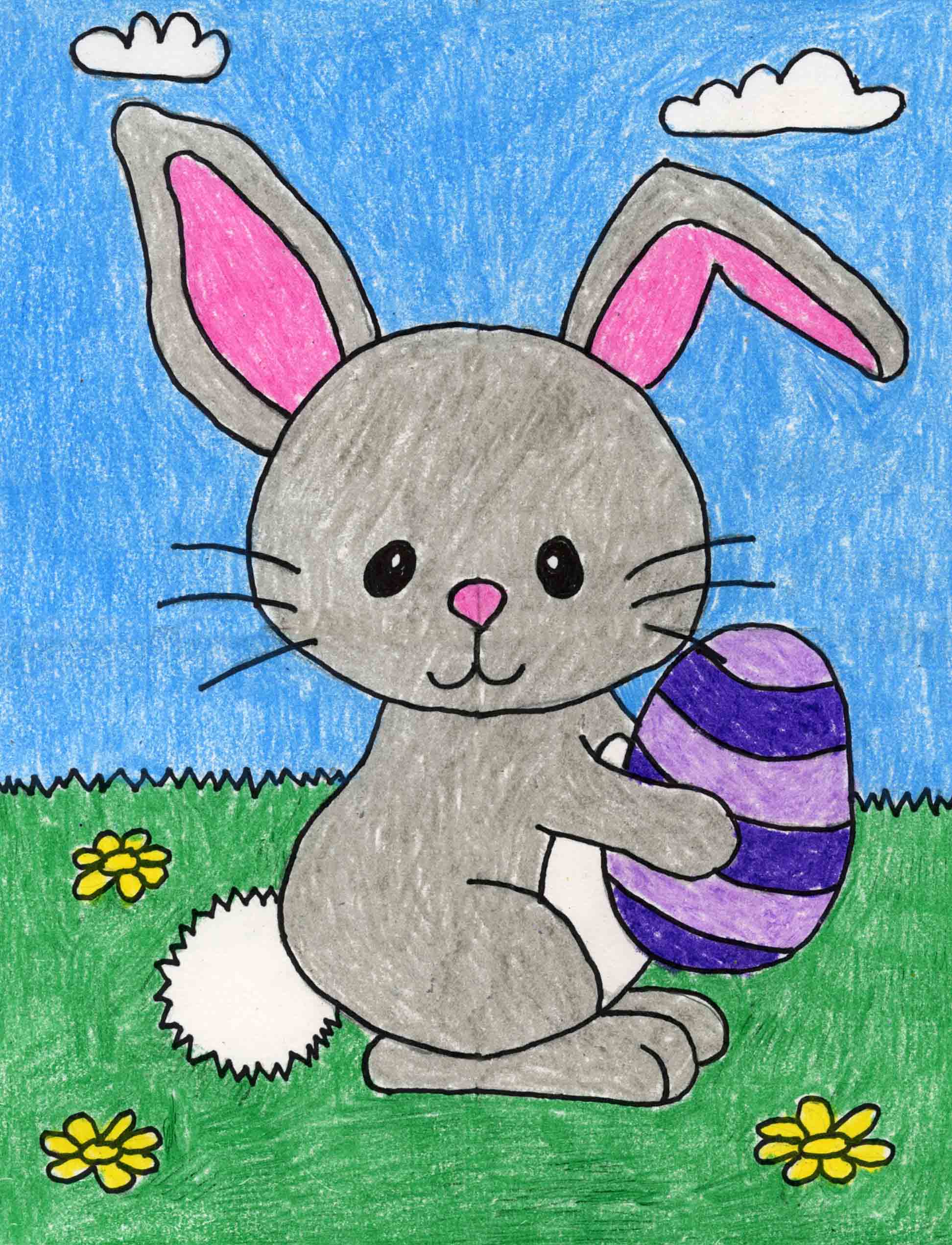 Bunny Cartoon Drawing Images