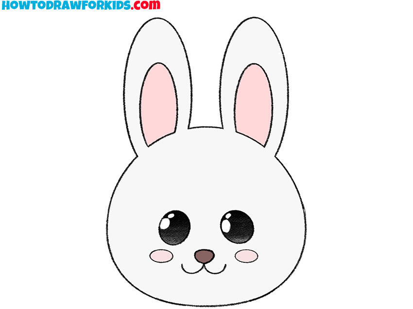 Bunny Face Drawing Photo