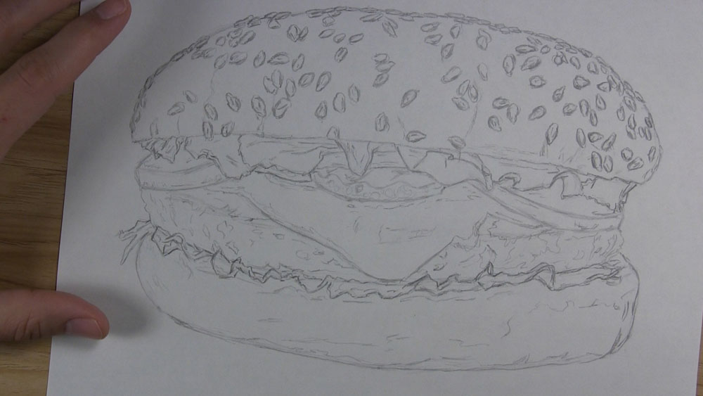Burger Best Drawing