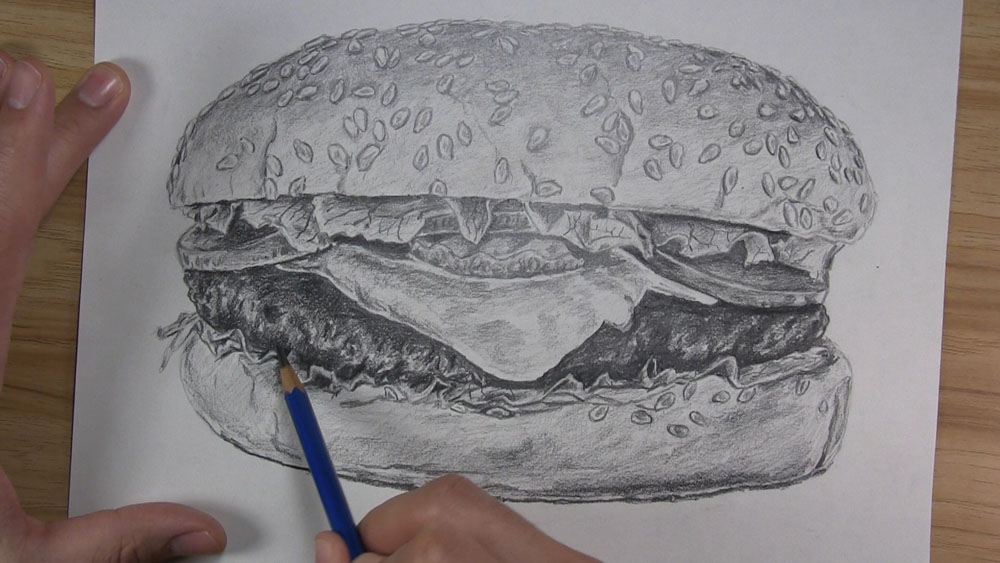 Burger Drawing Amazing