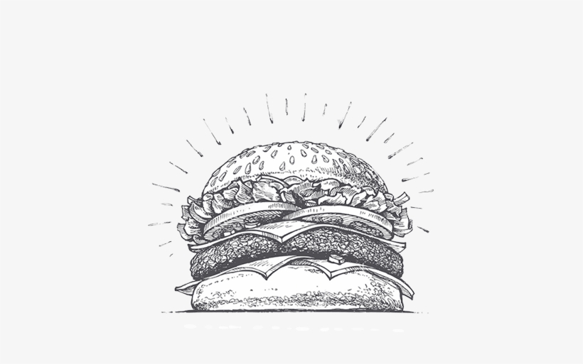 Burger Drawing Photo