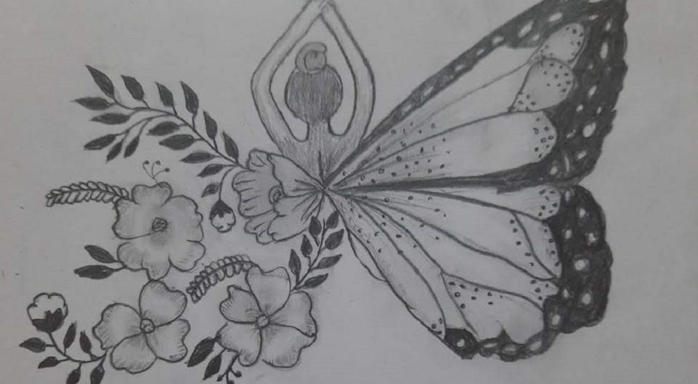 Butterfly Wings Drawing Creative Art