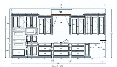 Cabinet Drawing Art