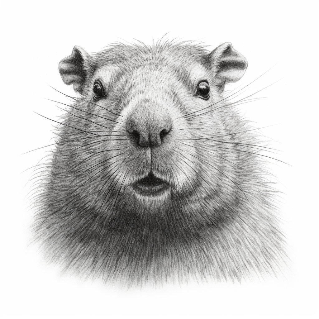 Capybara Drawing