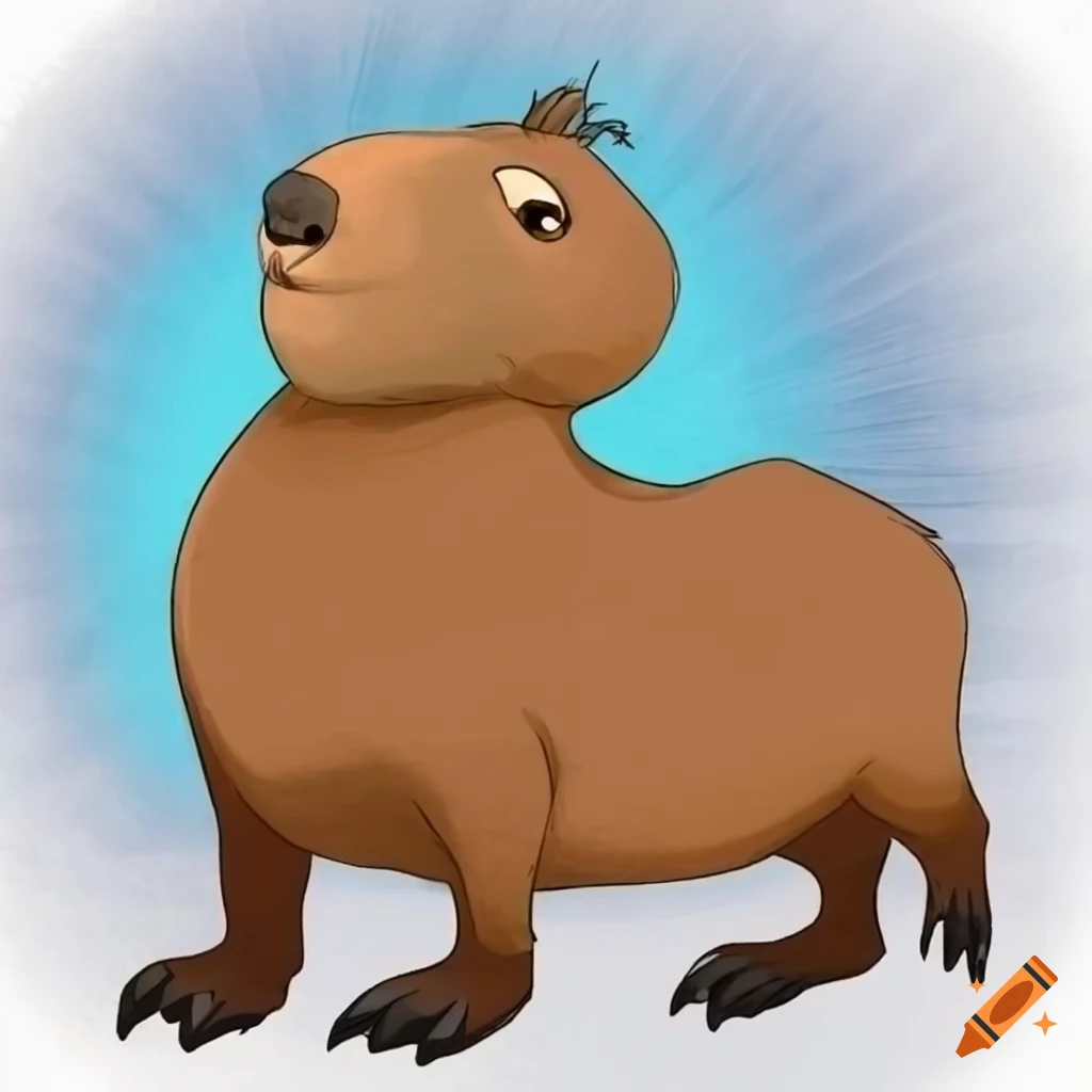 Capybara Drawing Amazing