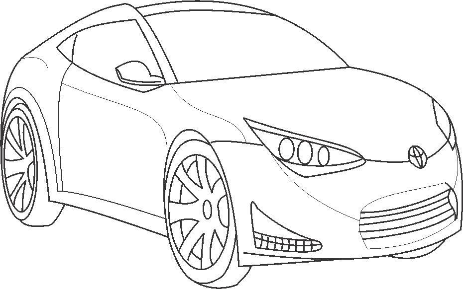 Car For Kids Drawing