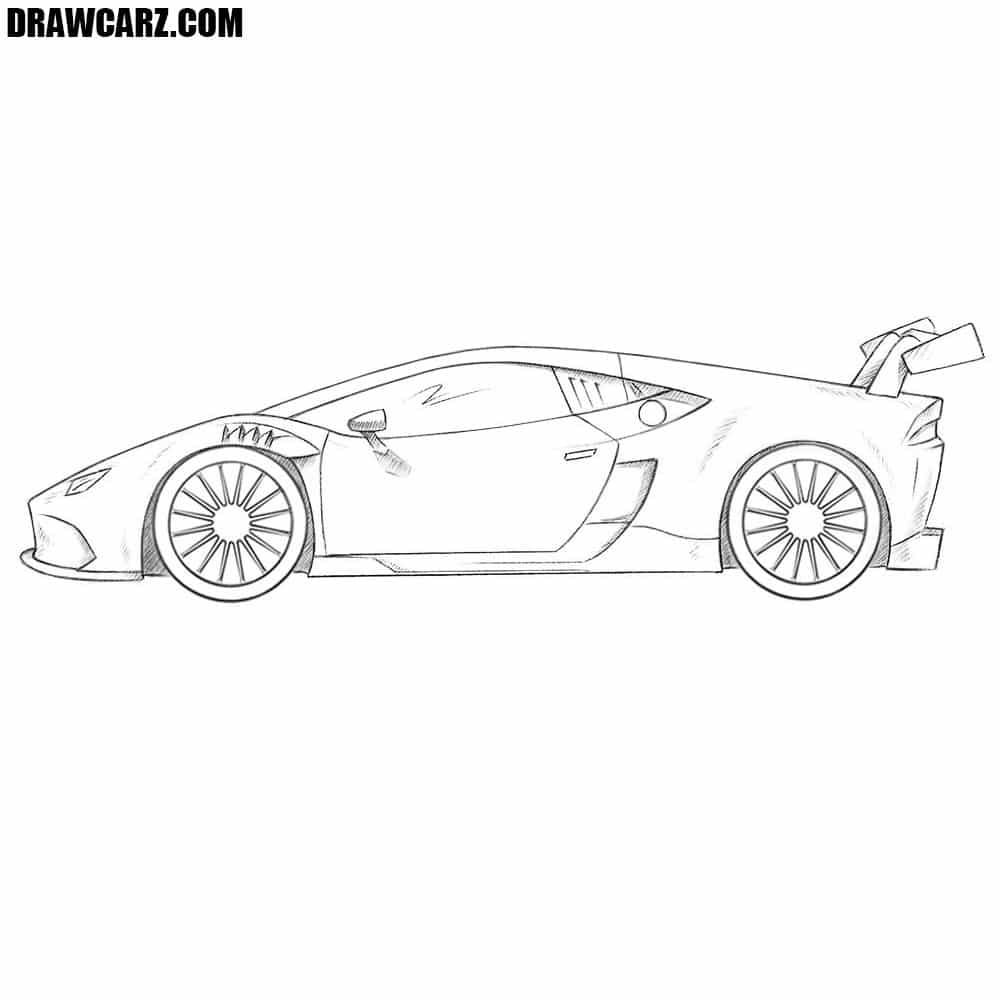 Car Racing Drawing Images
