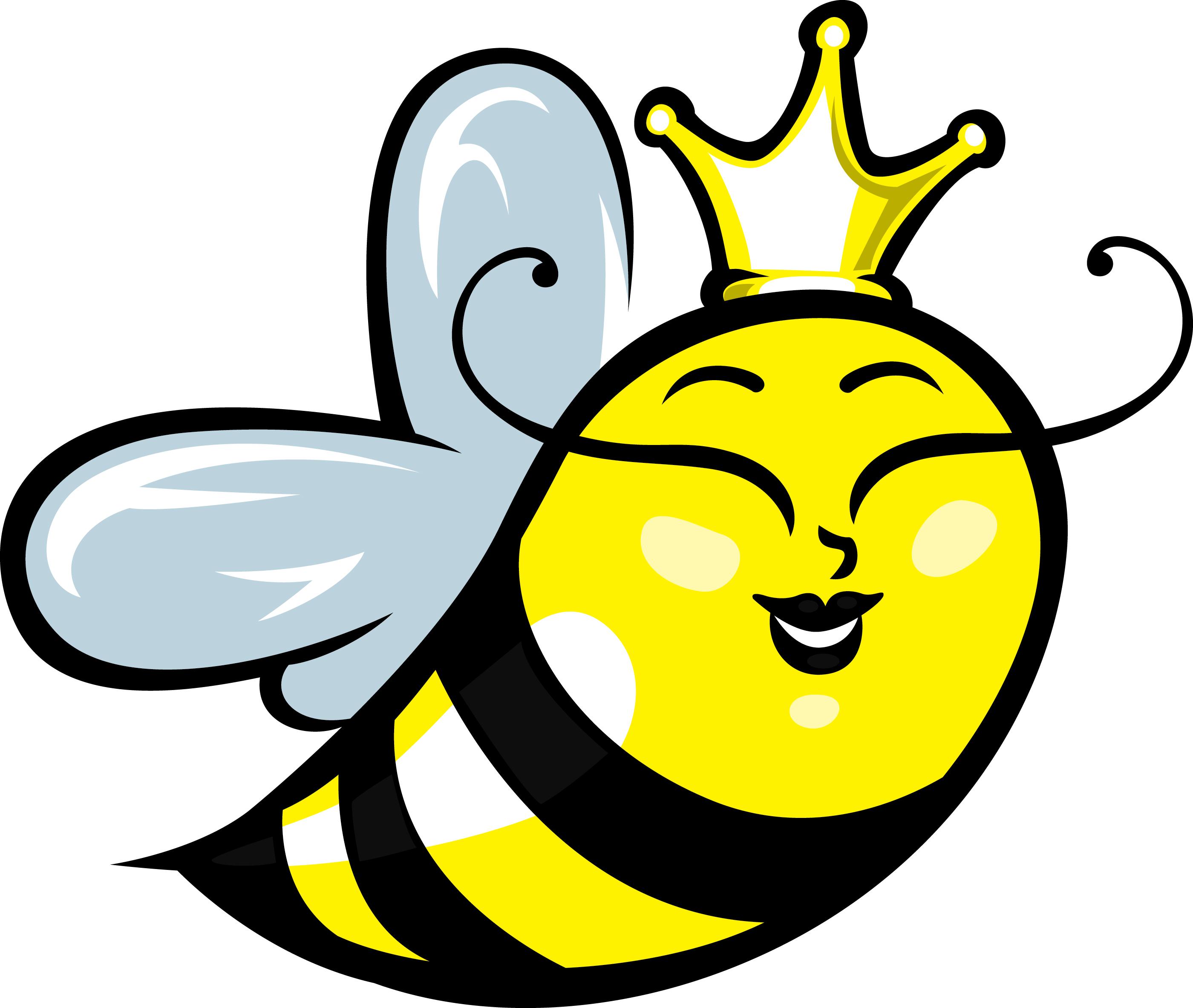 Cartoon Bee Drawing Beautiful Image