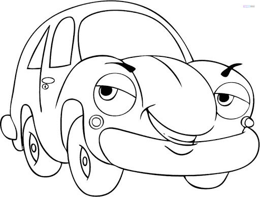 Cartoon Car Drawing Image