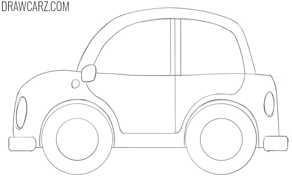 Cartoon Car Drawing Photo