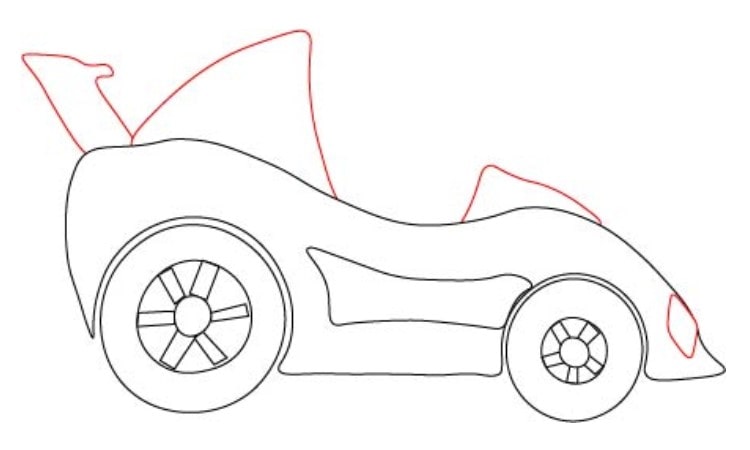 Cartoon Car Drawing Picture