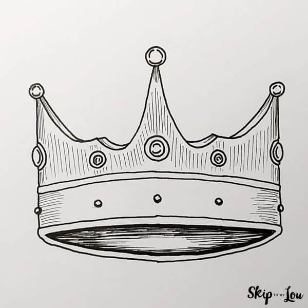 Crown Drawing Art