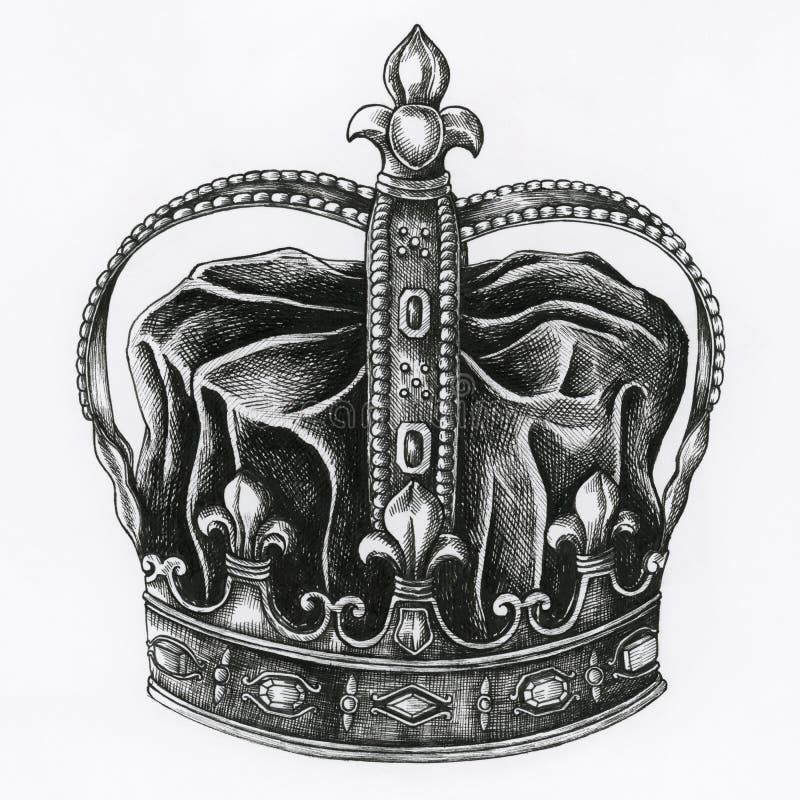 Crown Drawing Beautiful Art