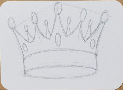 Crown Drawing Beautiful Image