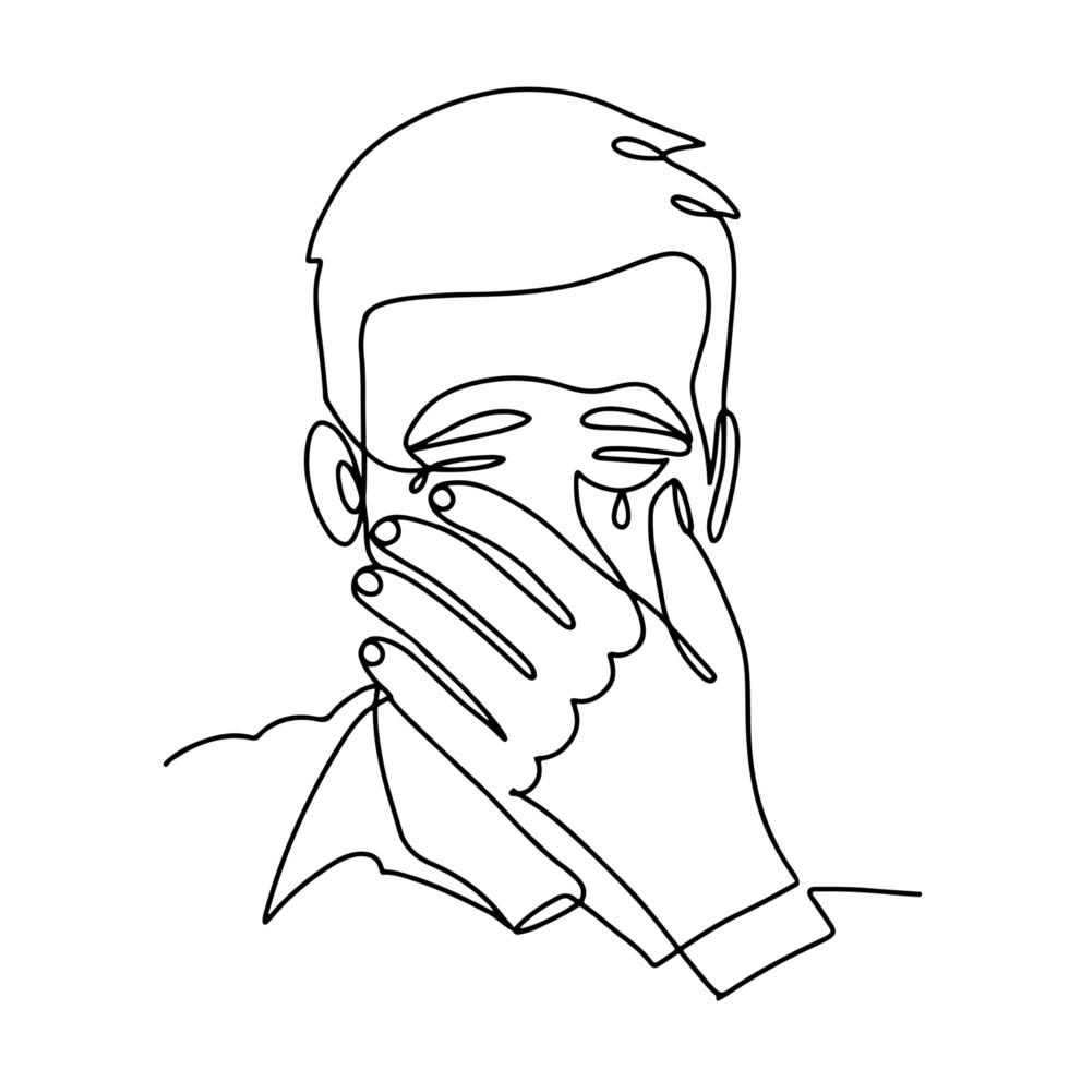 Crying Drawing Art