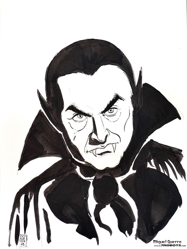 Dracula Drawing Pictures