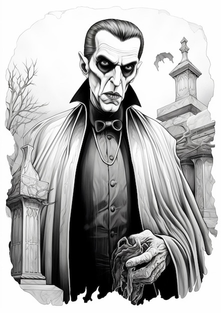 Dracula Drawing