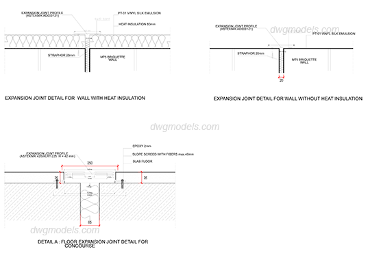 Expansion Joint Detail Drawing Amazing