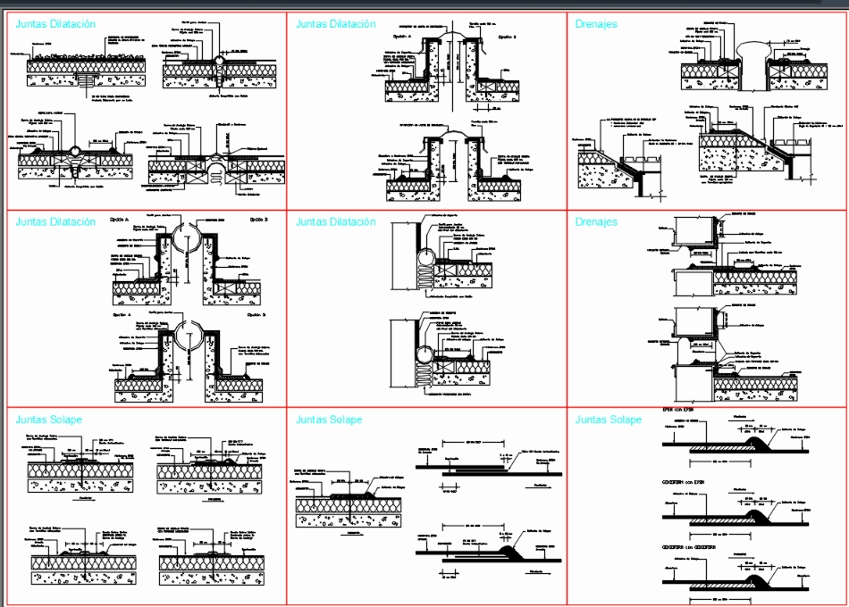Expansion Joint Detail Drawing Creative Art