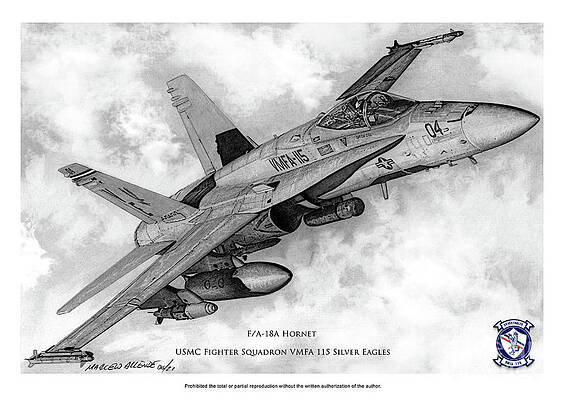 F-18 Drawing Pic